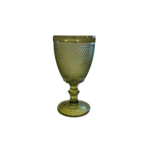 Green Goblet Glass