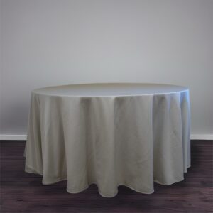 Pearl White Table Linen 120"