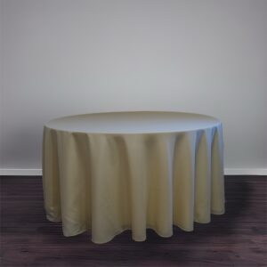 Ivory Table Linen 120"