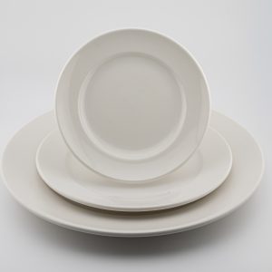 White B&B Plate